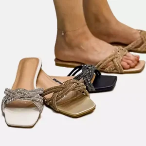 10471 Women flat Slipper Slides 'MARIO' Buy Online PinsStep best luxury Ladies shoes brands