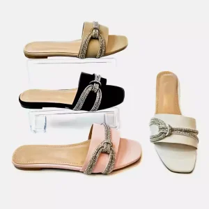 10472 Women flat shoes 'MERASA' Buy Online PinsStep best luxury slides slipper shoes brand
