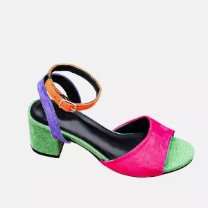 10502 Block heel multi Women Shoes 'Astoria' Buy Online PinsStep best luxury shoe brand round Toe