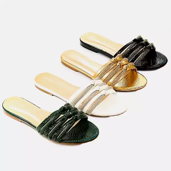 10517 Flat fancy Slipper For Women 'KAIA' Buy Online PinsStep best luxury Ladies shoes brands