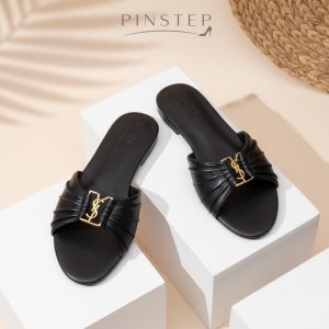 Women Fashion Flat Slide Slippers | Raffia | Pintstep 11 10544 Buy Online Women Fashion Flat Slide Slippers 'Raffia' Pintstep YSL flat Female shoes2