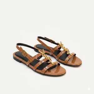 10547 Buy Online Trendy Women Flat Sandals 'BELLA' Pintstep flat Female shoes Mustard