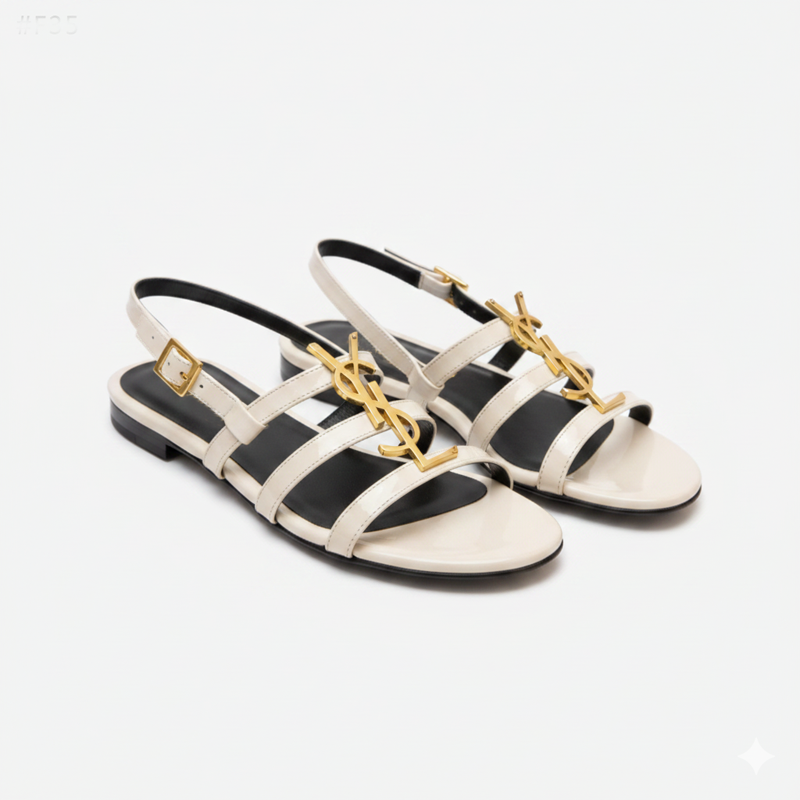 Plus Size Women Flat Sandals 'BELLA' Pinstep 2 10547 Buy Online Trendy Women Flat Sandals 'BELLA' Pintstep flat Female shoes white