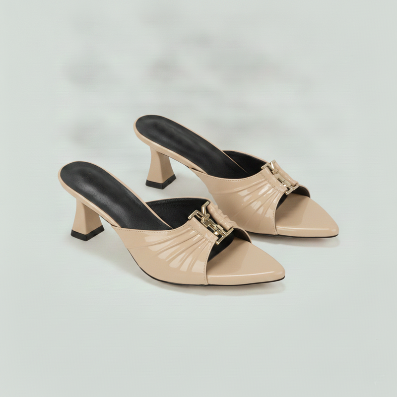 Women Chunky heeled Sandals | SOPHIE | Pinstep 9 10548 Buy Online Trendy Women Chunky heeled Sandals 'SOPHIE' Pinstep Sandals Female shoes Beige