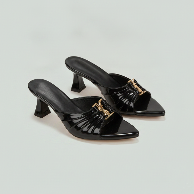 Women Chunky heeled Sandals | SOPHIE | Pinstep 8 10548 Buy Online Trendy Women Chunky heeled Sandals 'SOPHIE' Pinstep Sandals Female shoes black
