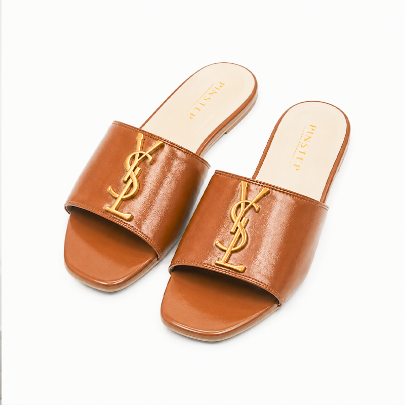 Women Fashion Flat Slide Slippers | BELLEZA | Pinstep 4 10550 Buy Online Women Fashion Flat Slide Slippers 'BELLEZA' Pinstep flat Female shoes mustard