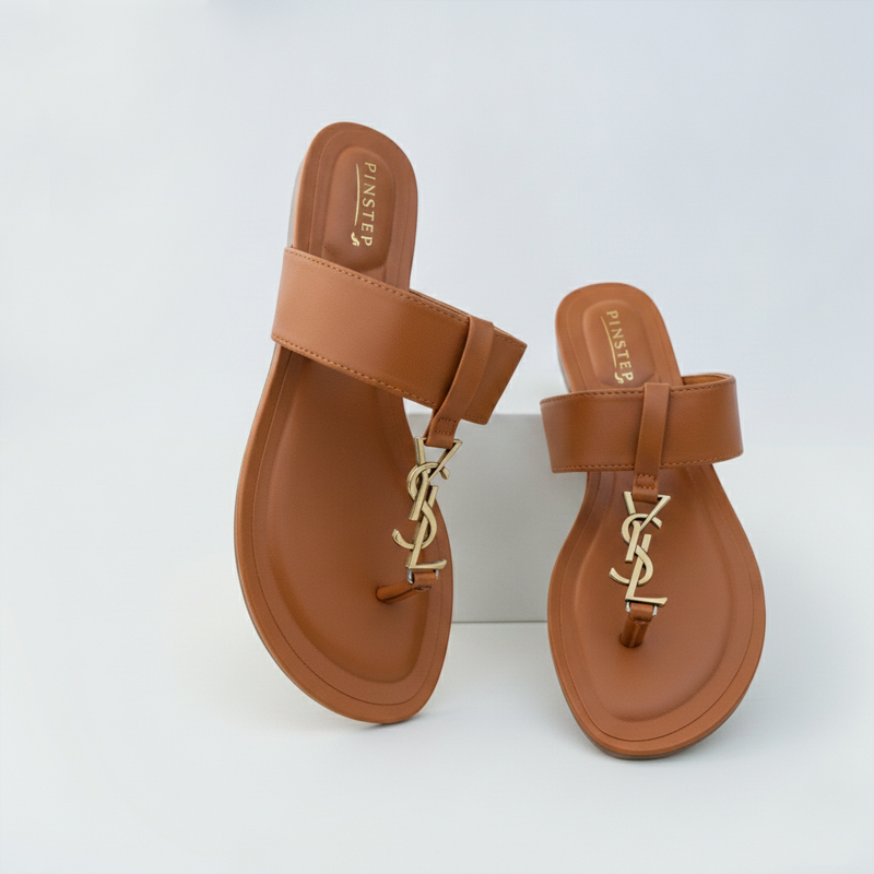 Women Fashion Flat Slide Slippers | LARA | Pintstep 1 10551 Buy Online Women Fashion Flat Slide Slippers 'LARA' Pinstep flat Female shoes mustard