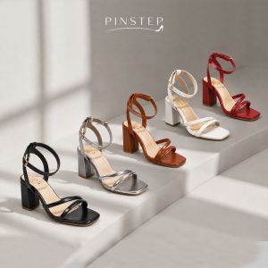Girls Heeled Sandal | ODOR | Pinstep 10 10554 Buy Online Girl's Heeled Sandal 'ODOR' Pintstep High Block Heeled Female shoes