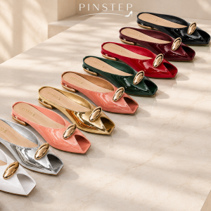 Plus Size Women Flat heel Slide Slippers 'GAZAL' Pinstep 14 10556 Buy Online Women Flat heel Slide Slippers 'GAZAL' Pinstep Fish Toe Female shoes