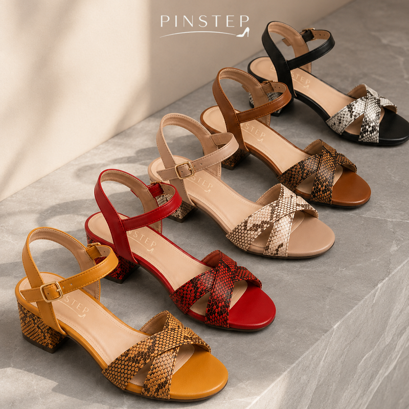 Women Heeled Sandal | ELARA | Pinstep 2 10563 Buy Online Women Heeled Sandal 'ELARA' Pinstep Luxury female shoes