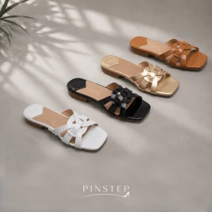 Women flat Viral Sandal | NOVA | Pinstep 10 10565 Buy Online Women flat Viral Sandal 'NOVA' Pinstep Luxury female shoes