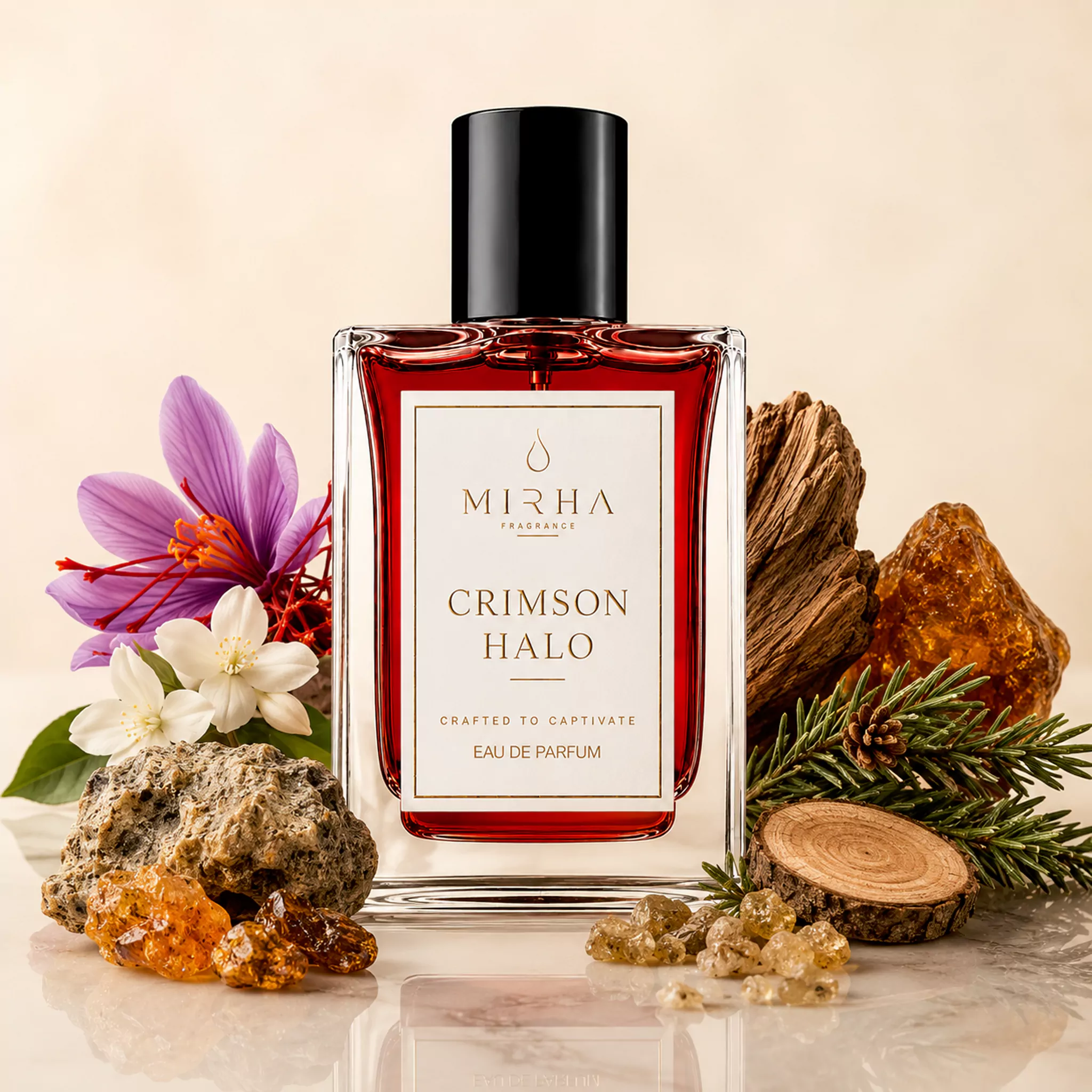 Crimson Halo – Inspired by Baccarat Rouge 540 | Mirha Fragrances 2 Mirha Fragrances -Crimson Halo-Inspired by Baccarat Rouge 540