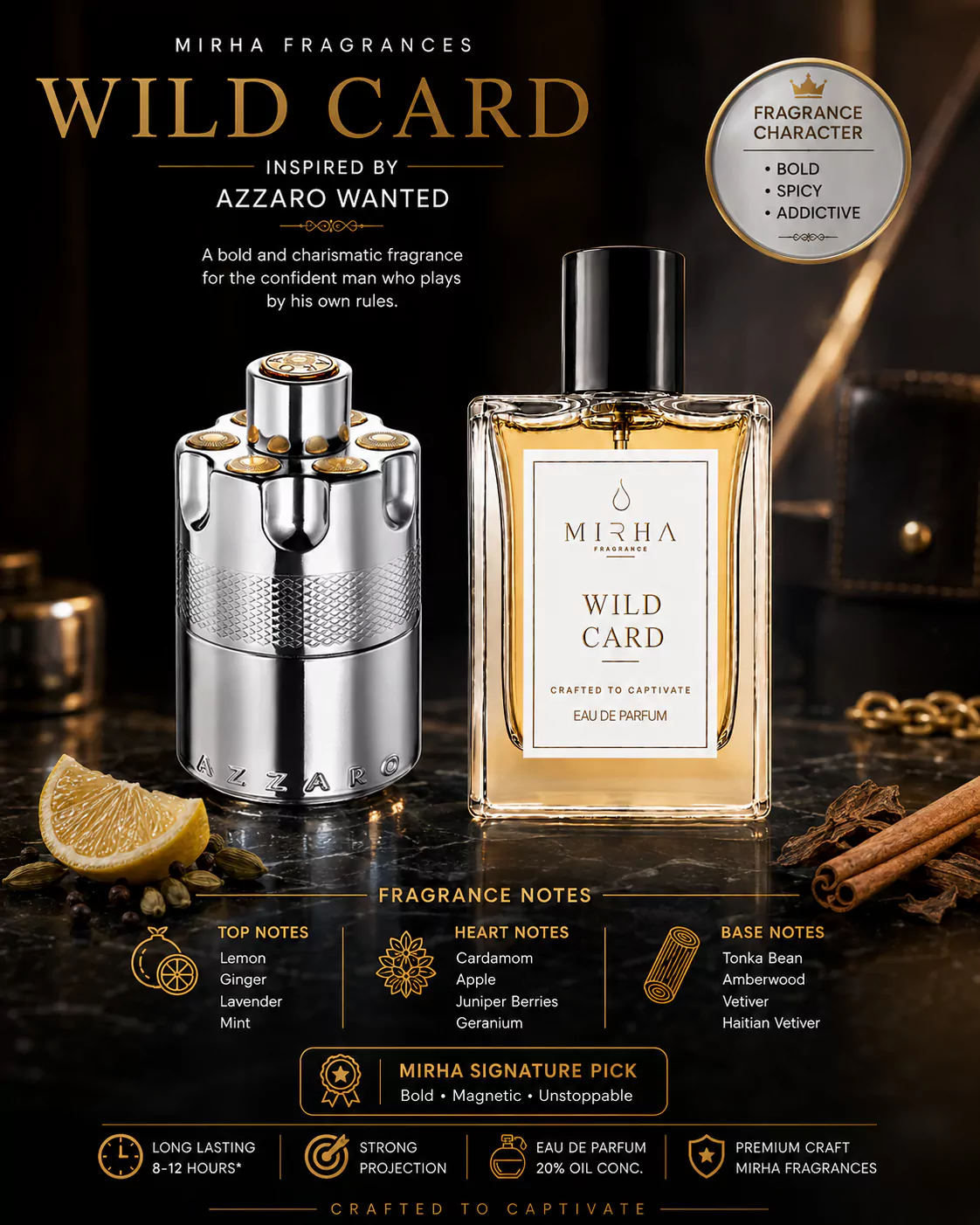 Wild Card – Inspired by Azzaro Wanted | Mirha Fragrances 3 Mirha Fragrances -Wild Card - Inspired by Azzaro Wanted-2